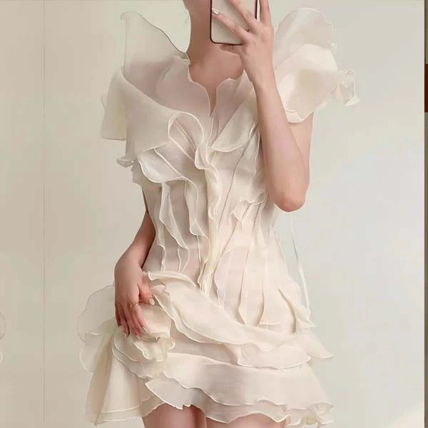 Kaylen Elegance Enchanté Mini Dress - Image 3