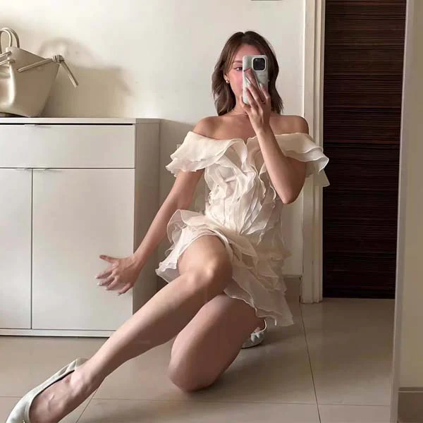 Kaylen Elegance Enchanté Mini Dress - Image 5