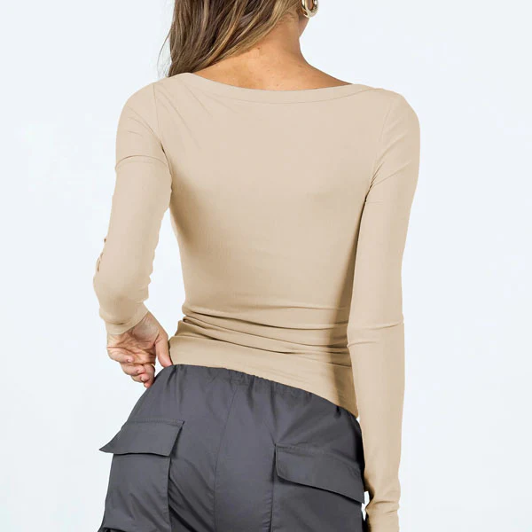 Kelissa Ribbed Long Sleeve Top - Image 10