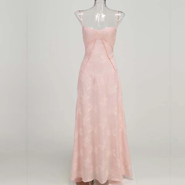 Kellisa Lace Up Flora Maxi Dress - Image 9