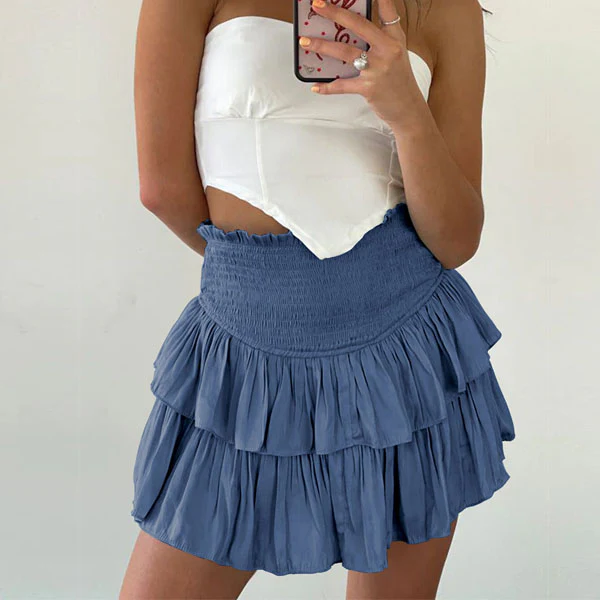 Kelly Tiered Ruffled Mini Skirt