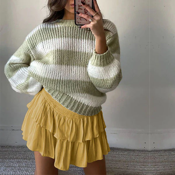 Kelly Tiered Ruffled Mini Skirt - Image 4