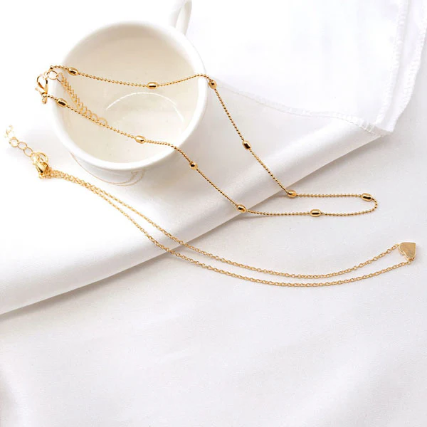 Kelsi Simple Love Layered Necklace - Image 8