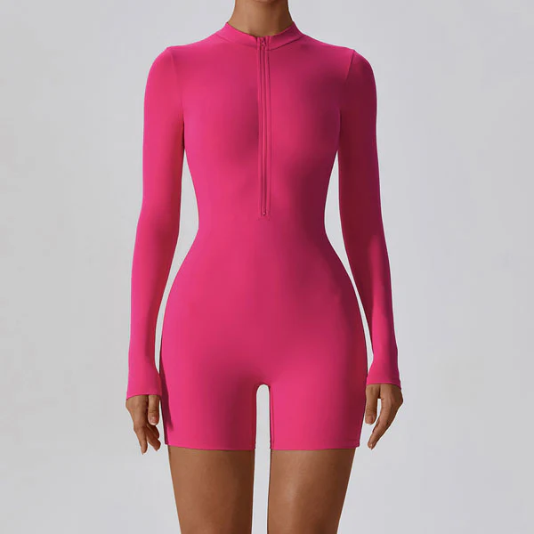 Kendrall Zip Front Long Sleeve Bodysuit - Image 10