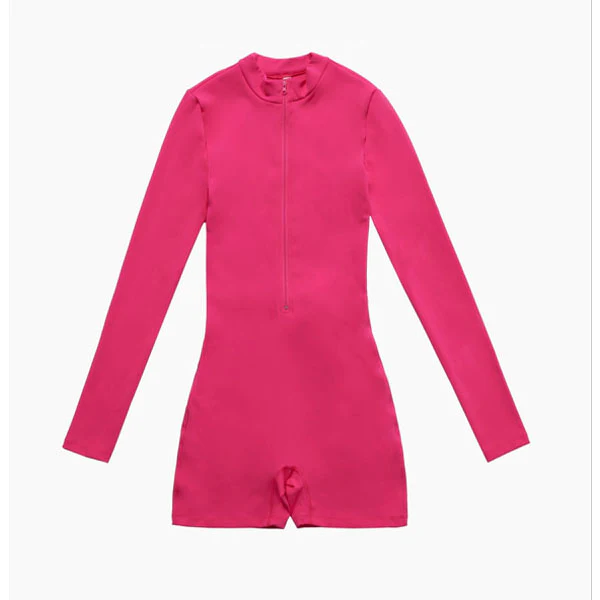 Kendrall Zip Front Long Sleeve Bodysuit - Image 13