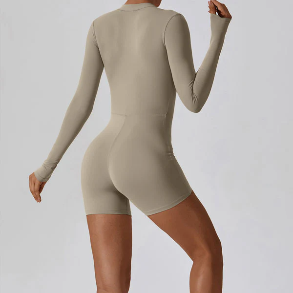 Kendrall Zip Front Long Sleeve Bodysuit - Image 7