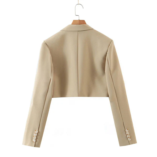 Kenza Cropped Blazer Skirt Set - Image 11
