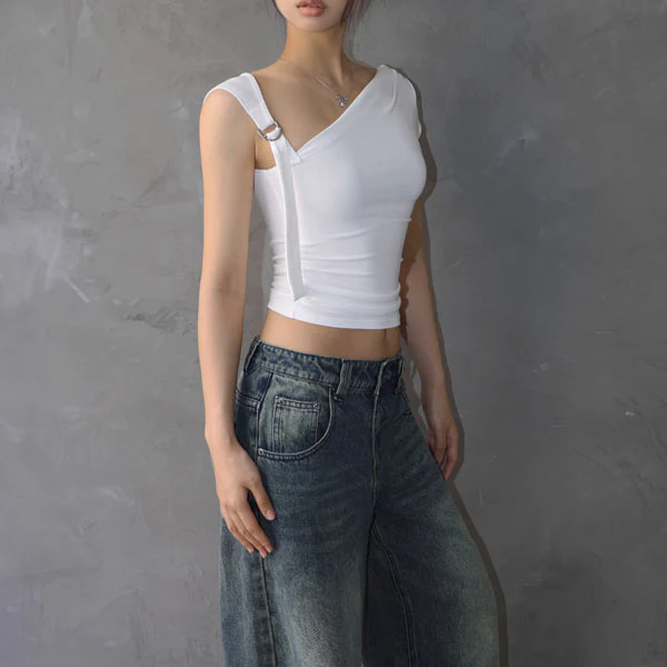 Kerrisa Asymmetrical One Shoulder Top - Image 5