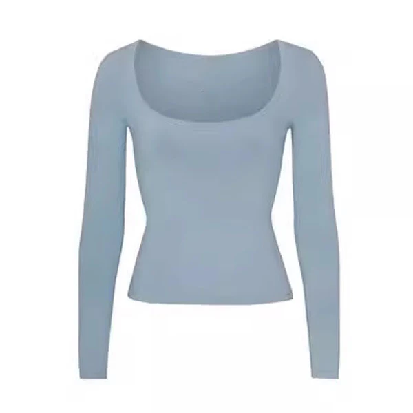 Kim Scoop Neck Long Sleeve Top - Image 4