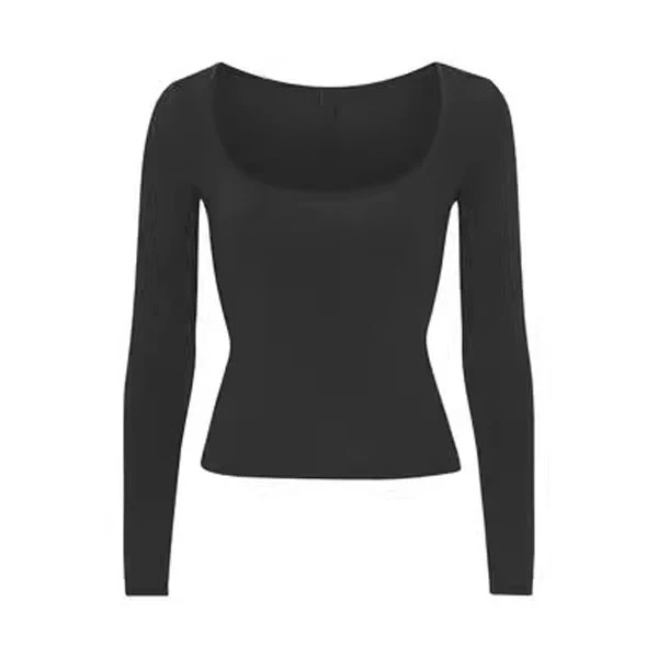 Kim Scoop Neck Long Sleeve Top - Image 6