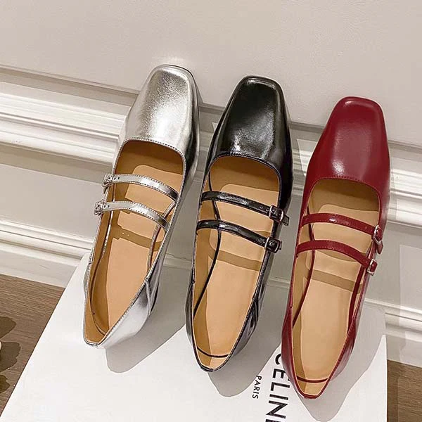 Kimberly Classic Double Strap Mary Jane Shoes - Image 6