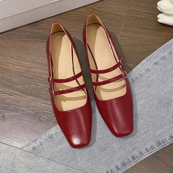 Kimberly Classic Double Strap Mary Jane Shoes - Image 8