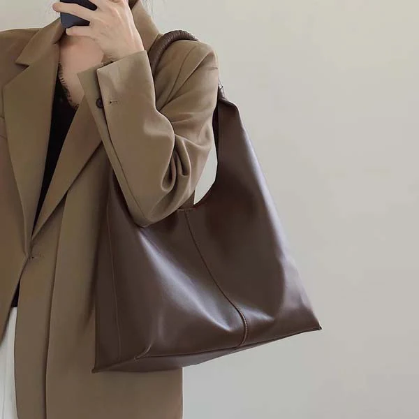 Kora Full Leather Shoulder Bag - Image 4