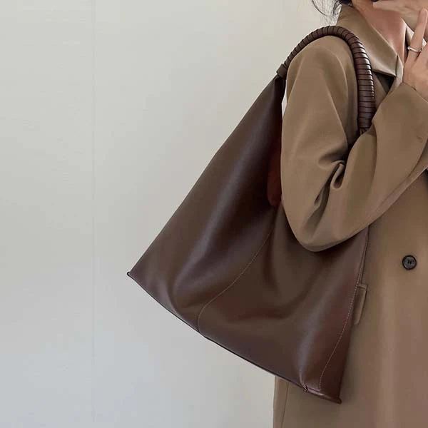 Kora Full Leather Shoulder Bag - Image 5