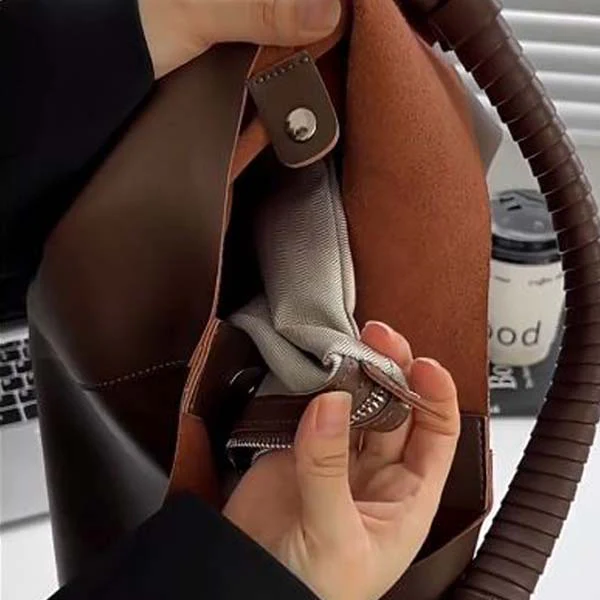 Kora Full Leather Shoulder Bag - Image 8