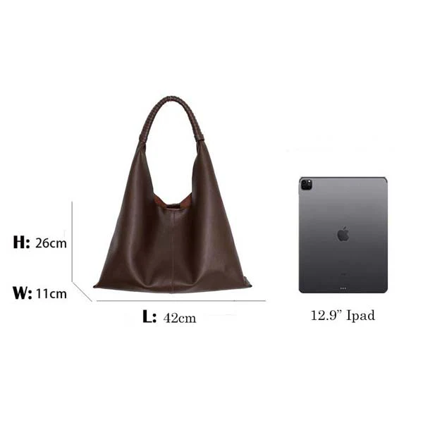 Kora Full Leather Shoulder Bag - Image 9
