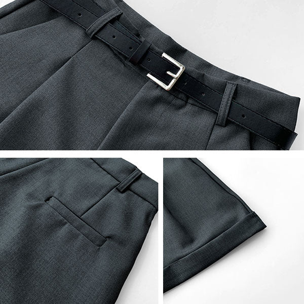 Krystal Elegant High Waisted Culotte Shorts - Image 5