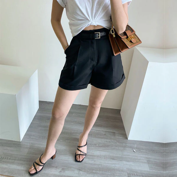 Krystal Elegant High Waisted Culotte Shorts - Image 7
