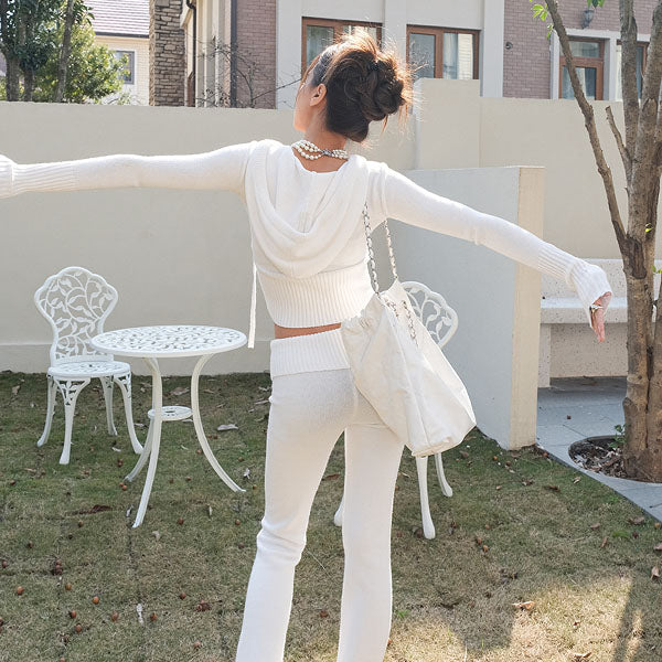 Kyler 2 Pc Long Sleeve Hoodie Tracksuit Set - Image 9
