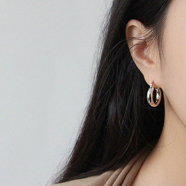 Kylie S925Silver Hoop Earrings - Image 5