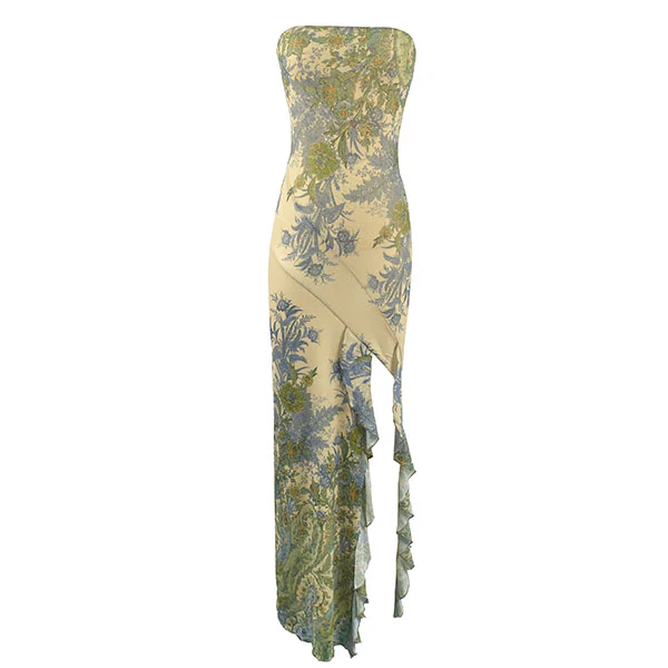 Lana Floral Strapless Maxi Dress - Image 7