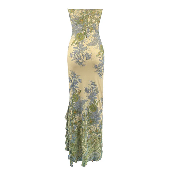 Lana Floral Strapless Maxi Dress - Image 8