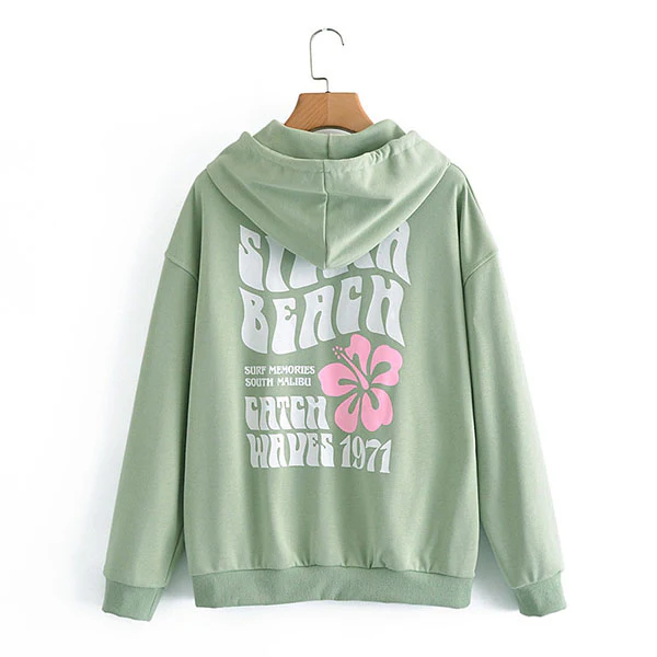 Laura Green Siesta Beach Floral Hoodie - Image 3