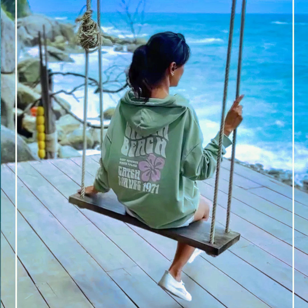 Laura Green Siesta Beach Floral Hoodie - Image 8