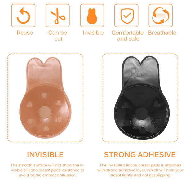 Laura Self Adhesive Silicon Bra Pads - Image 7