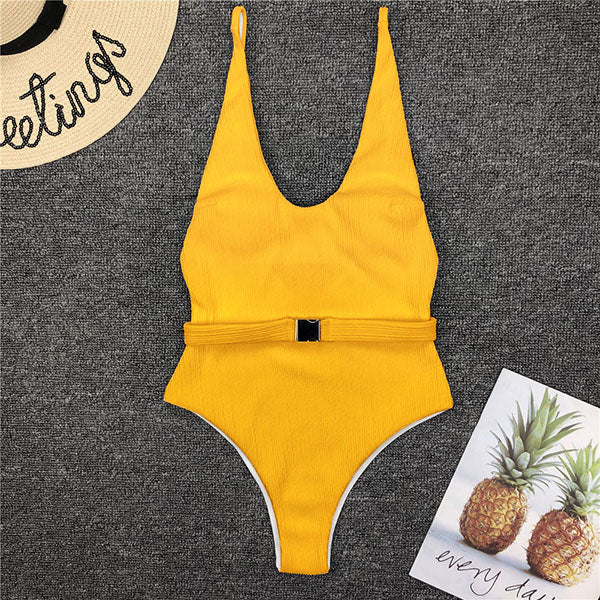Leigh Belted Swimsuit - Image 14