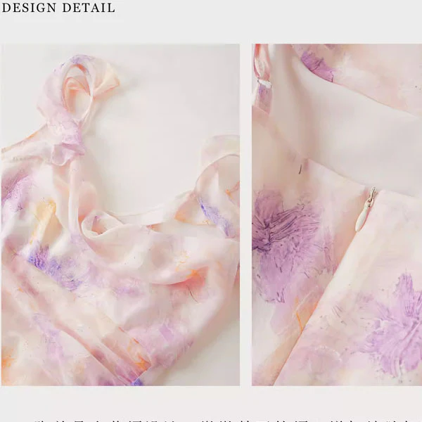 Liliette Romantic Pastel Floral Ruffles Maxi Dress - Image 10