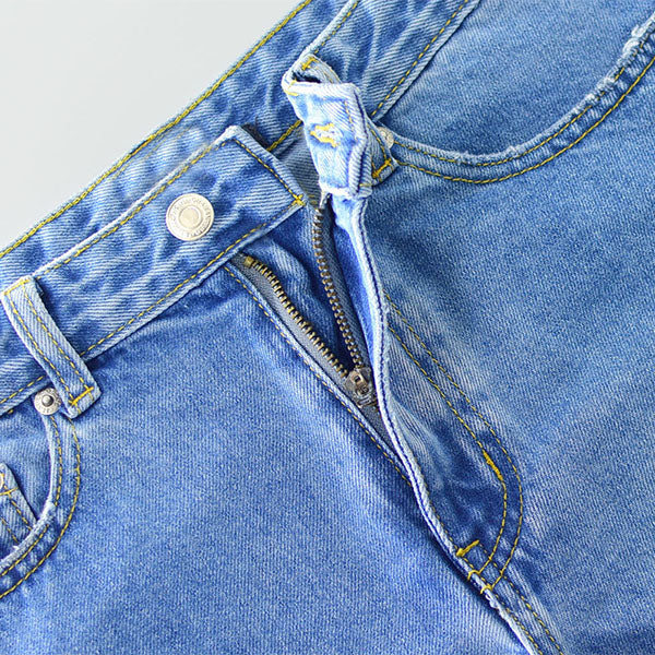 Lindsey Distressed Denim Shorts - Image 6