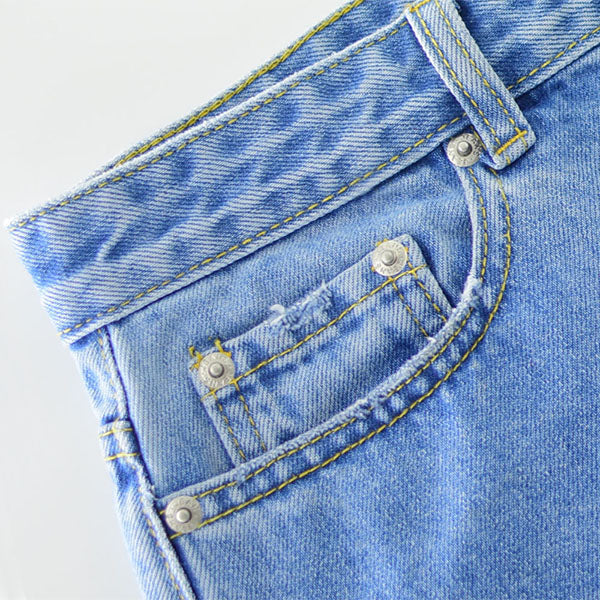 Lindsey Distressed Denim Shorts - Image 7