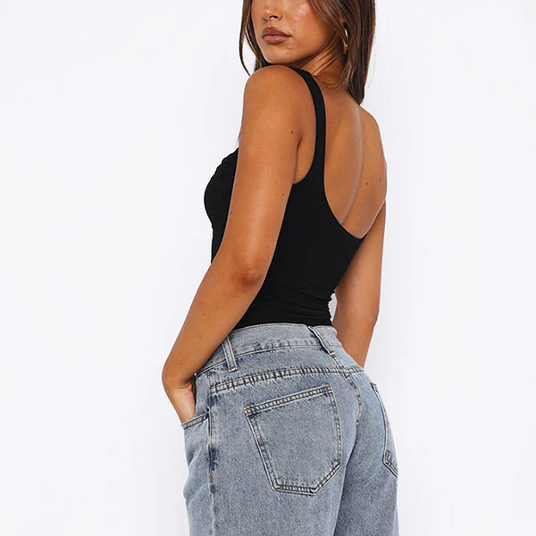 Madeline Ruched Front Tank Strap Top - Image 12