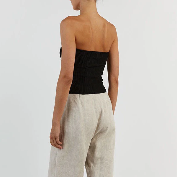 Maggie Twist Front Knit Tube Top - Image 12