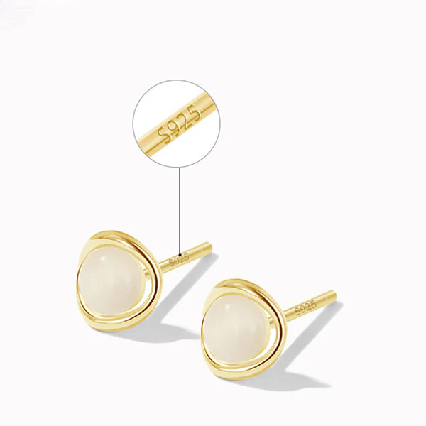 Mali Opal Stud Earrings - Image 5