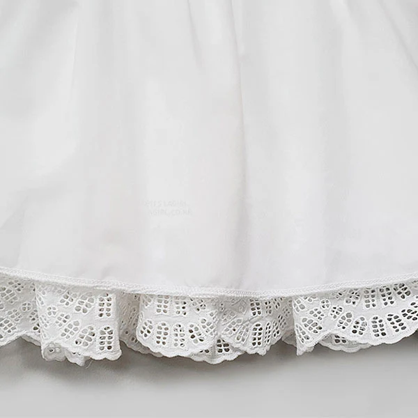 Mandy White Embroidered Print Mini Skirt - Image 6