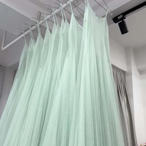 Marissa Tulle Mint Mesh Princess Dress - Image 9