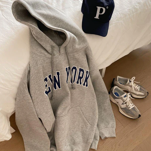 Maya New York Oversize Sweater Hoodie - Image 3
