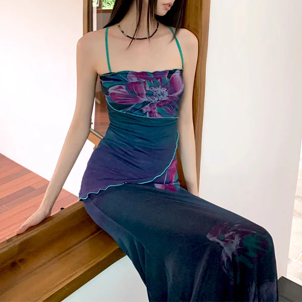 Merinda Floral Mermaid Maxi Dress - Image 10