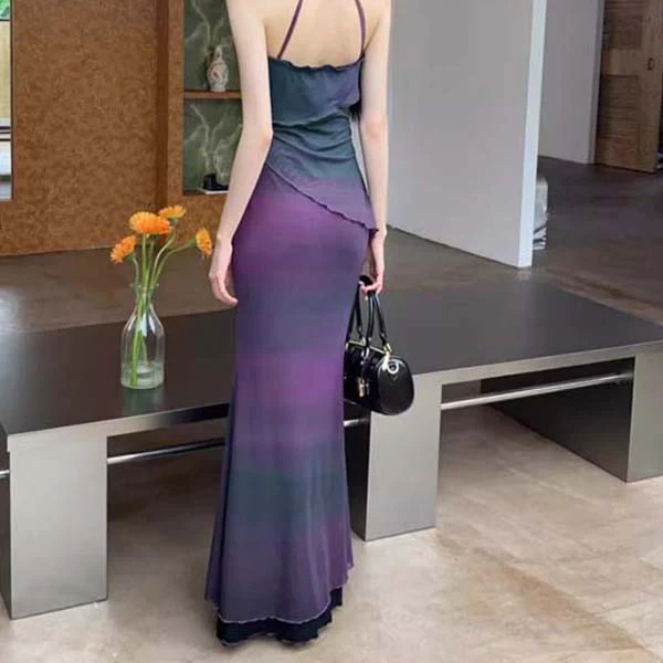 Merinda Floral Mermaid Maxi Dress - Image 2