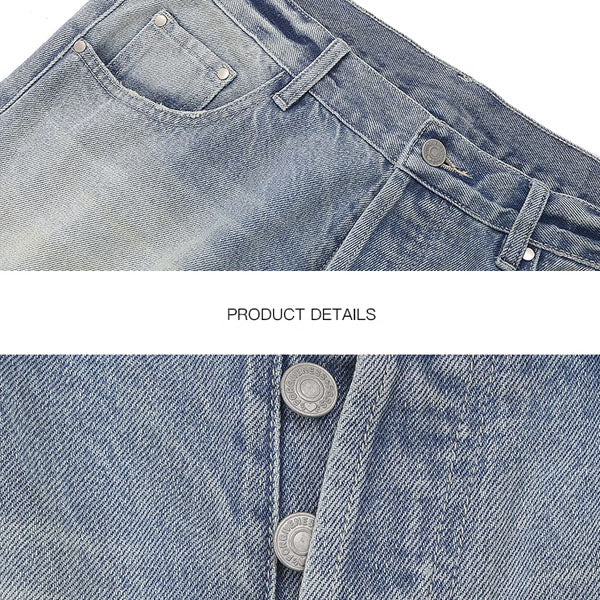 Mia Light Wash Denim Low Rise Jeans - Image 8