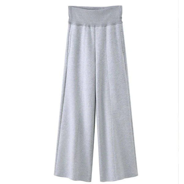 Mika Grey Flare Leg Lounge Pants - Image 7