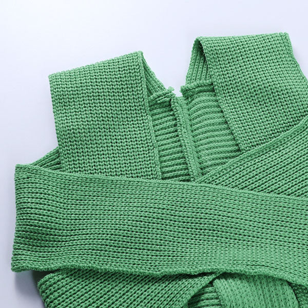 Mira Multi Way Wrap Knit Top - Image 14