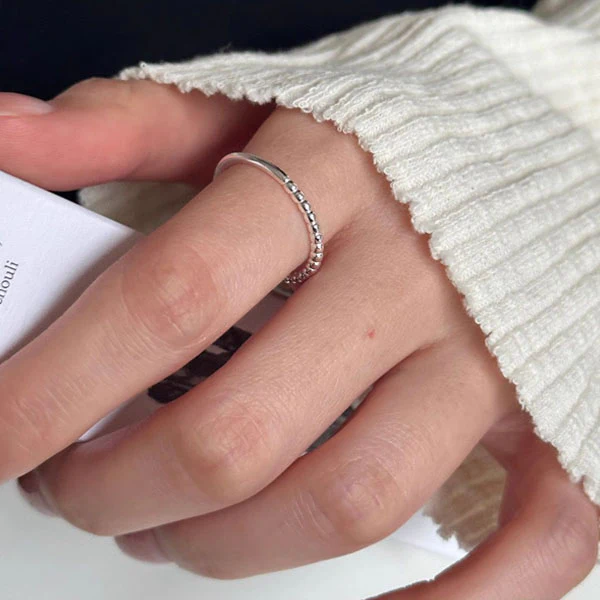 Monique Sterling Silver Classic Open Ring - Image 5