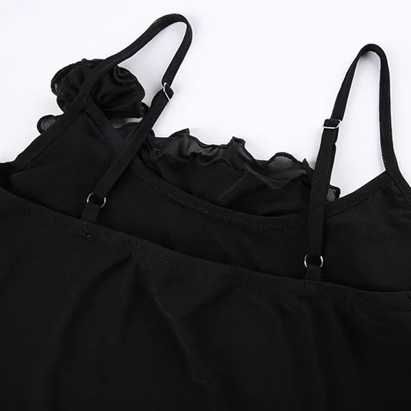 Natasha Double Layer Romantic Cami Tank Top - Image 7