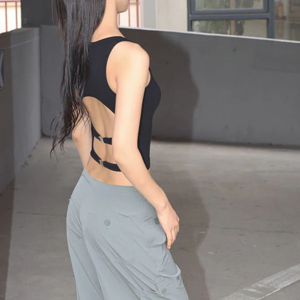 Nikita Cut Out Back Sleeveless Top - Image 3