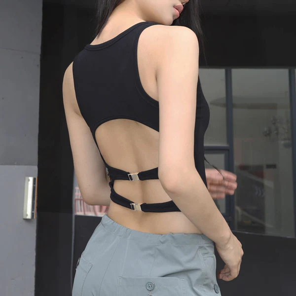 Nikita Cut Out Back Sleeveless Top - Image 4
