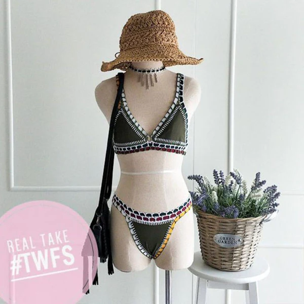 Nikky Crochet Trim Bikini - Image 12