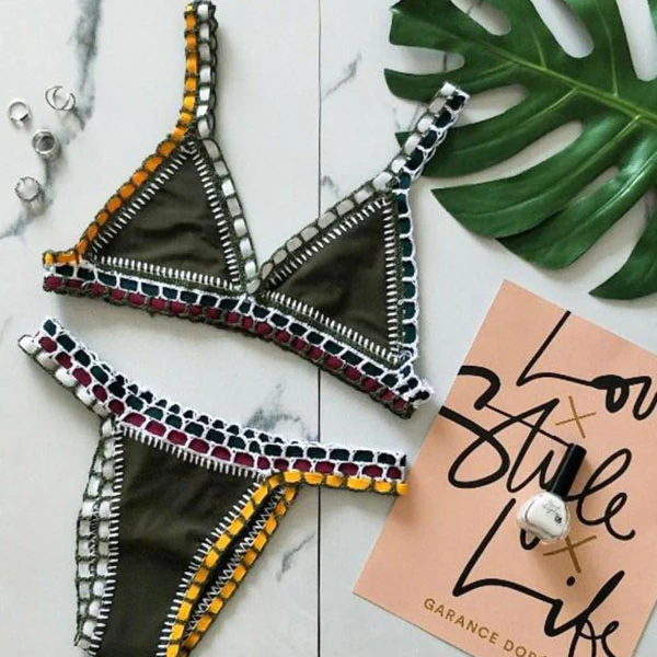 Nikky Crochet Trim Bikini - Image 14